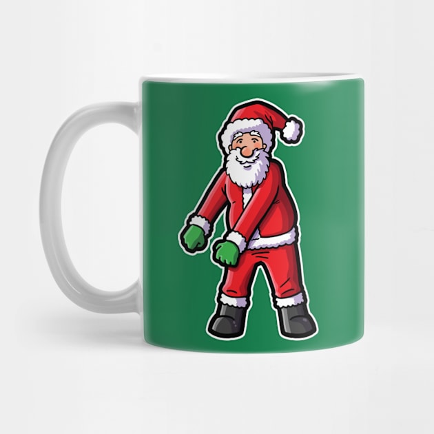 Flossing Santa by Dopamine Creative